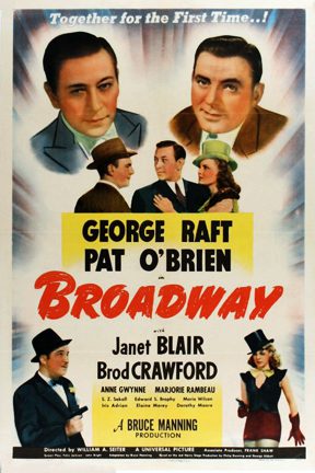 Broadway (1942) starring George Raft on DVD on DVD
